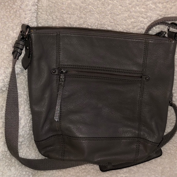 The Sak Gray leather crossbody bag - Picture 2 of 3